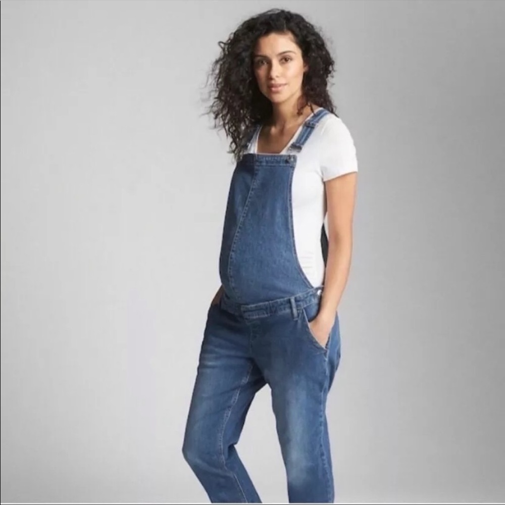 Gap Maternity Denim Overalls - VGUC - Large